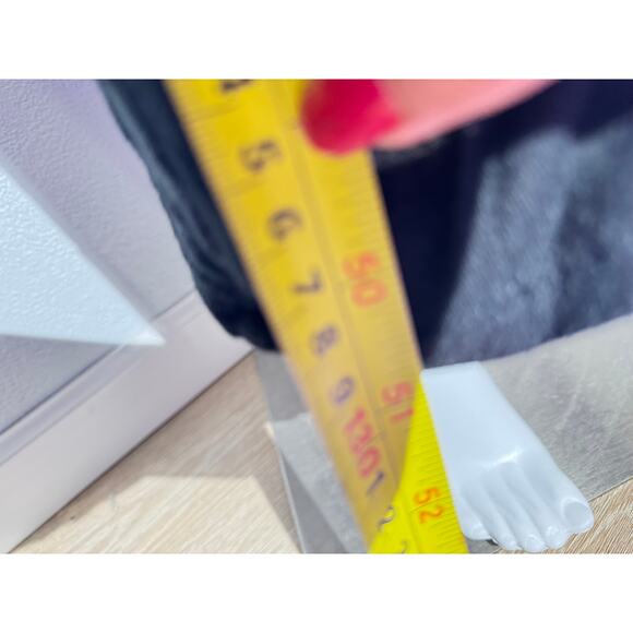 Espresso Black & Cream Striped Knit Maxi Dress – Size M - Picture 2 of 3